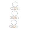 Ipetboom 60pcs Macaron Elastic Hair Ties for Girls Cute Semi Ponytail Holders Charm Design for Daily Wear and Special Occasions view 1