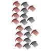 balacoo 20pcs Seven-tooth Hair Clip Comb Moon Shaped Hairpin for Women Elegant Styling Accessory Black Brown for Parties and Weddings view 1