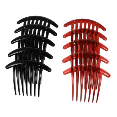 Angoily 20pcs Seven-tooth Clip Comb Wide Tooth Comb for Wet Hair Styling Barrettes and