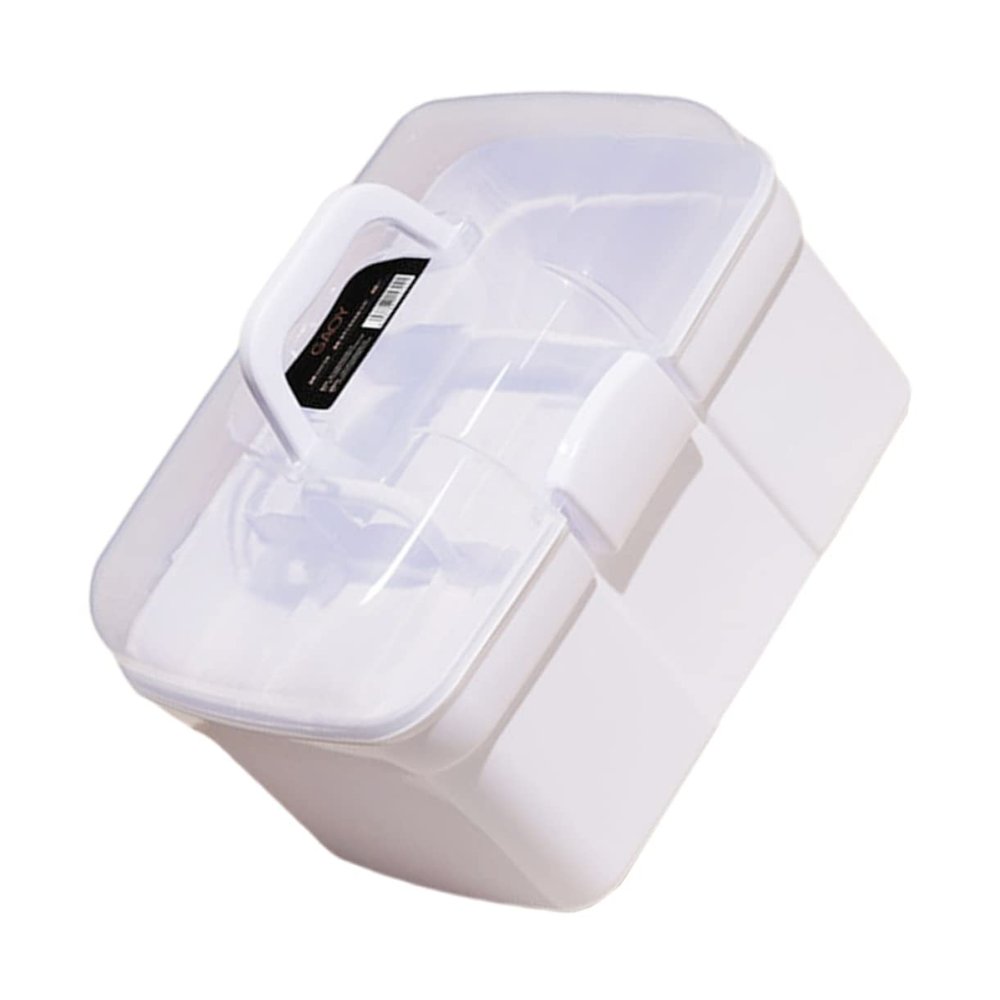 Gogogmee Large-capacity Portable Makeup Box Multifunctional Storage Organizer for Beauty Manicure and Tattoo Supplies Durable Pp Material with Handle Professionals and Travel