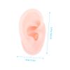 SOLUSTRE 3pcs Silicone Ear Model for Piercing Practice Realistic Fake Ear for Jewelry Display and Versatile Design for Clinics Schools and Retail Shops view 4