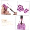 Ipetboom 2pcs Durable Eyeliner Pencil Sharpener Compact Makeup Tool for Pink Eyebrow and Eye Makeup Pencil Sharpener Prevents Breakage and Extends Life view 2