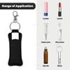 AUEAR, 10 Pack Lip Balm Sleeves Lipstick Holder Chapstick Keychain Holders Gloss for Women and Girls view 4