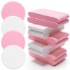 120 Pcs Facial Sponge Compressed, Luxiv Face Cleansing Sponge Estheticians Compressed Makeup Facial Sponge Round Wash Face Sponges for Women Compress Exfoliating Removal Sponge (White+Pink) view 1
