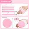 120 Pcs Facial Sponge Compressed, Luxiv Face Cleansing Sponge Estheticians Compressed Makeup Facial Sponge Round Wash Face Sponges for Women Compress Exfoliating Removal Sponge (White+Pink) view 2