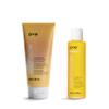 goop Beauty Microderm Body Scrub & Body Oil Bundle | 4 fl oz Exfoliating Body Wash to Cleanse & Moisturize Skin | 6 fl oz Fast-Absorbing Moisturizer for Dry Skin | Silicone & Paraben Free view 1