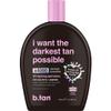 b.tan UV Tanning Bed Lotion | I Want The Darkest Tan Possible - x4000 Tan Intensifiers, Indoor & Outdoor Accelerator, Best Browning Body Tanner Extender, No Sun Protection, 12 Fl Oz view 1