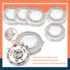 Lisnhlin SH50 Shaving Head Blade with Retaining Rings Replacement for Norelco Shaver 5000 Series, Men's Electric Shaver Replacement Heads 6Pcs view 4