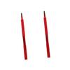 balacoo 2pcs Retractable Lip Brush with Premium Nylon Fiber Portable Makeup Tool for Lipstick Application Compact Design for Travel for Daily Use and Beauty Salons Red view 1