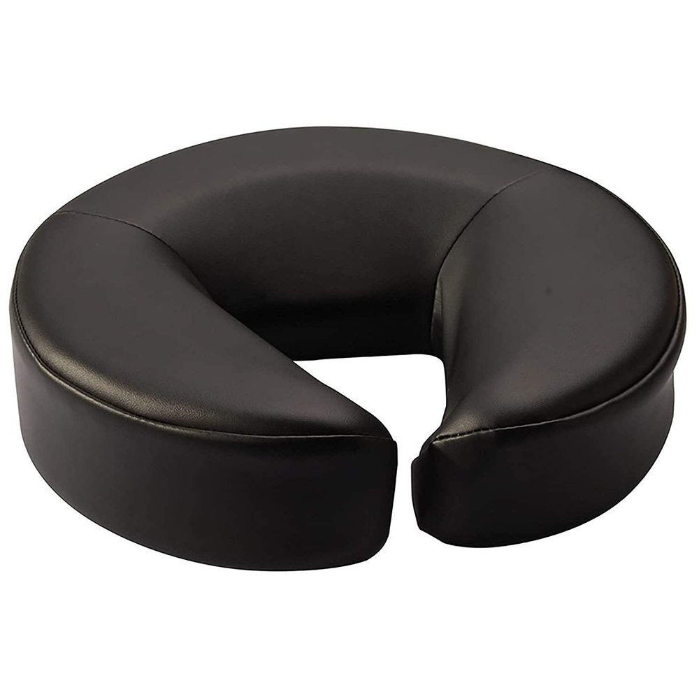 Master Massage Equipment Table Face Cushion Pillow Professional Massage Bed Universal Face Down Pillow Headrest Face Rest for Massage Table and Massage Chairs Portable (Black)