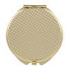 FORTUNA Tokyo Compact Mirror, Nishijin Textile Silk Hand Mirror, Double-Sided Mirror, Magnifier, Made in Japan, Round Size, Cherry Blossom Pattern -15, Sakura (Pink/Gold) view 3