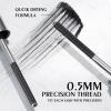 KYDA Black Iron Wand Curling Mascara, Lasting 3D Curling Eyelashes, Washable Metal Wand Mascara, Waterproof Smudge-proof, Natural Thick Clear Lashes-looking view 3
