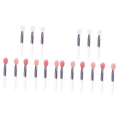 balacoo 18pcs Silicone Lip Brush Soft Lip Mask Applicator for Easy Lipstick and Gloss Application for Home and Travel Use Comfortable and Easy to Clean