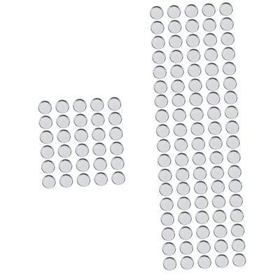 Angoily 120pcs Empty Round Metal Pans for Blusher and Eyeshadow Makeup Containers for Cosmetic Use Lightweight and Portable Makeup Accessories