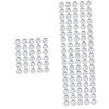 Angoily 120pcs Empty Round Metal Pans for Blusher and Eyeshadow Makeup Containers for Cosmetic Use Lightweight and Portable Makeup Accessories view 1