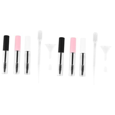 balacoo 64pcs Refillable Mascara Tube with Funnels and Pipettes Empty Containers for Mascara Lip Gloss Eyeliner Lightweight Portable Leak Travel Essentials