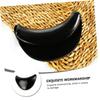 balacoo 2pcs Neck Rest Cushion for Hair Washing Ergonomic Shampoo Pillow for Beauty Salons and Comfortable Neck Support for Hair Salon Sinks Design Black view 2