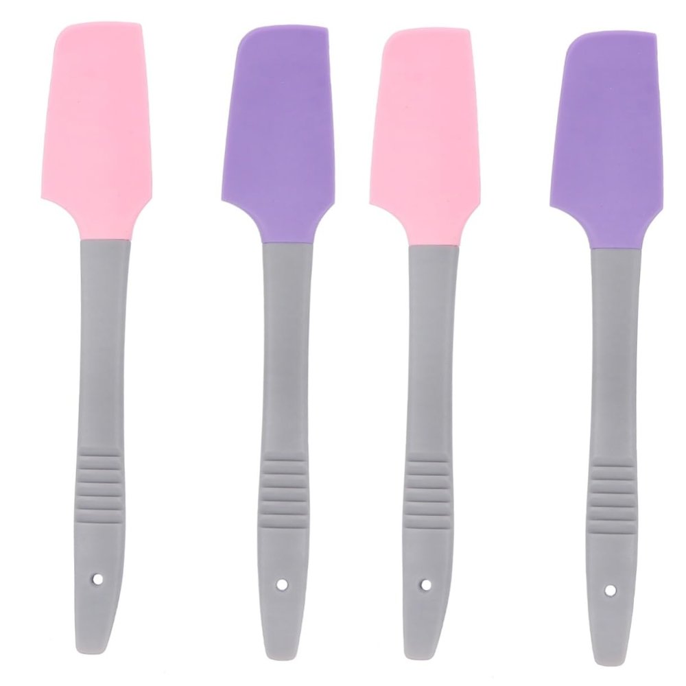 Balacoo 4 Pcs Silicone Wax Spatula Make up for Face Waxing Sticks Silicone Spatulas Waxing Craft Sticks Silicone Scraper Silicon Spatulas Depilatory Wax Cosmetic, 18.8x3.4cm