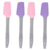 Balacoo 4 Pcs Silicone Wax Spatula Make up for Face Waxing Sticks Silicone Spatulas Waxing Craft Sticks Silicone Scraper Silicon Spatulas Depilatory Wax Cosmetic, 18.8x3.4cm view 1