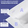 100 Count Ultra Thick Disposable face Facial Wash Cloth for Sensitive, Lint- free Facial Tissue, Makeup Remover view 2