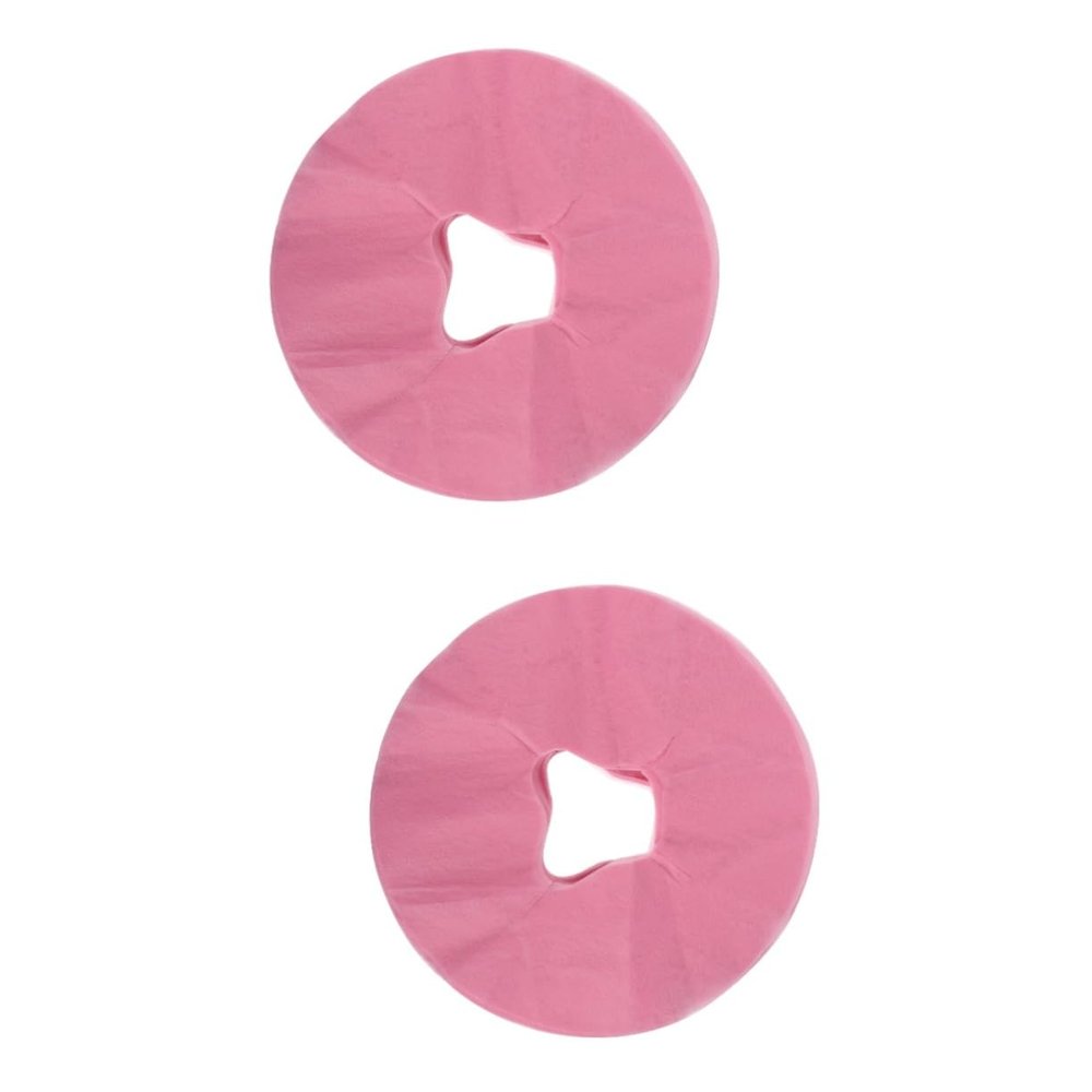 balacoo 100pcs Disposable Massage Bed Face Pillow Mat Spa for Aesthetician Fitted Face Rest Covers