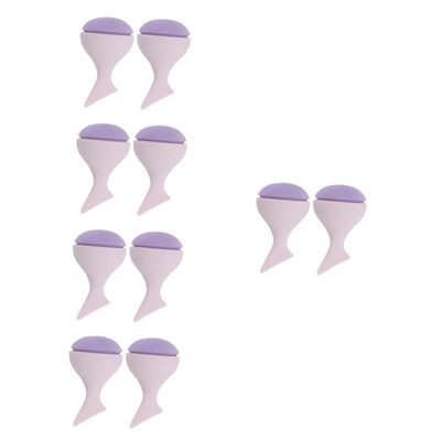 Balacoo 10 Pcs Beauty Egg Hydrophilic Polyurethane Pink Water Drop Puffs