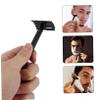 balacoo 3pcs Facial Razor Women Razor Double Edged Blade Shavers for Women Beard Trimmer Manual Beard Shaver view 3