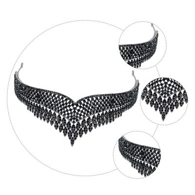 Beatifufu 1pc Retro Black Bridal Crown Simple Elegant Headdress for Weddings Birthdays and Parties Unique Hair Accessory for Women for Photography and Special Occasions