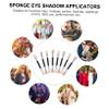Balacoo 40 Pcs Latex Eye Shadow Stick Eye Shadow Applicator Double Sided Disposable Eyeshadow Applicators Makeup Applicator Eyeshadow Brush Kit Maquillaje Powder Puff H3210 Sponge Plastic, 7.5cm view 3