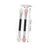 Balacoo 40 Pcs Latex Eye Shadow Stick Eye Shadow Applicator Double Sided Disposable Eyeshadow Applicators Makeup Applicator Eyeshadow Brush Kit Maquillaje Powder Puff H3210 Sponge Plastic, 7.5cm view 4