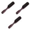 Balacoo 3 Pcs Long Handle Beard Brush Wooden Hair Comb Boars Hair Beard Brush Barrel Hair Brush Beard Straightener Comb Personal Care Accessory Tools for Men Bristle Beard Brush Household, 21.5x4cm view 1