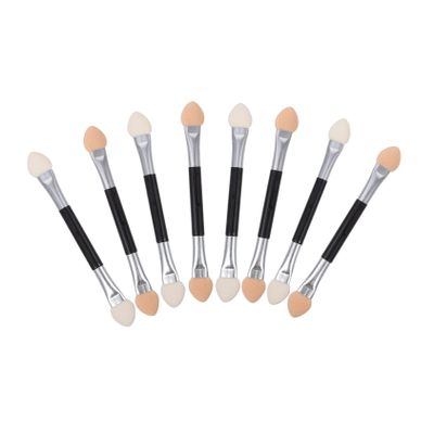 balacoo 60pcs Double-sided Eye Shadow Sponge Tip Eye Shadow Brushes for Precision Makeup Application for Travel and Everyday Use