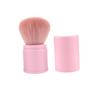 Balacoo 2pcs Retractable Highlighter Powder Blending Brush Loose Brush Foundation Portable Powder Brush Powder Puff Highlighters Face Powder Travel Beauty Tools Pink Strawberry, 8.3x3.3cm view 3
