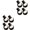 balacoo 8pcs Mushroom Shape Makeup for Powder Application Reusable Dry Wet Face Puff Handle for Even Makeup Application and Delicate Finish Skin Color Design for Women and Girls view 1