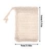 2PCS Soap Bags with Drawstring Soap Saver Pouch Soap Storage Bag for Foaming and Drying Sisal Fiber Bath Exfoliating Mesh.. view 2
