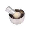 balacoo 2pcs Brush for Men Shaving Bowl and Brush Shaving Brush Men Shaving Shave Cream for Men Mens Shaving Cream Stainless Steel Shaving Bowl Mens Shave Cream Manual Shaving Soap, 9.3*5cm view 3