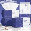 Face, 100 Count Ultra Thick Disposable face Facial Wash Cloth for Sensitive Skin, Lint- free Facial Tissue, Skincare and Makeup Remover (4 Pack) view 1