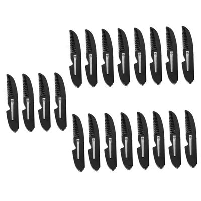 Angoily 20pcs Men's Mustache Combs Beard Comb Pocket Hair Accessory Folding for Travel