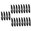 Angoily 20pcs Men's Mustache Combs Beard Comb Pocket Hair Accessory Folding for Travel view 1