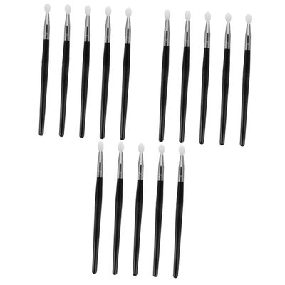 balacoo 15 Pcs Silicone Lip Mask Brush Lipstick Applicator Black Eyeshadow Silicone Face Brush Hair Padding for Updos Lip Mask Applicator Cosmetic Massage Brush Silicone The Face, 14.5x0.5cm
