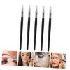 balacoo 15 Pcs Silicone Lip Mask Brush Lipstick Applicator Black Eyeshadow Silicone Face Brush Hair Padding for Updos Lip Mask Applicator Cosmetic Massage Brush Silicone The Face, 14.5x0.5cm view 4