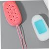 Angoily 6pcs Shower Brush Dual-Sided Bath Scrubber for Gentle Exfoliation and Cleaning Soft Food-Grade Material for All Skin Types view 2