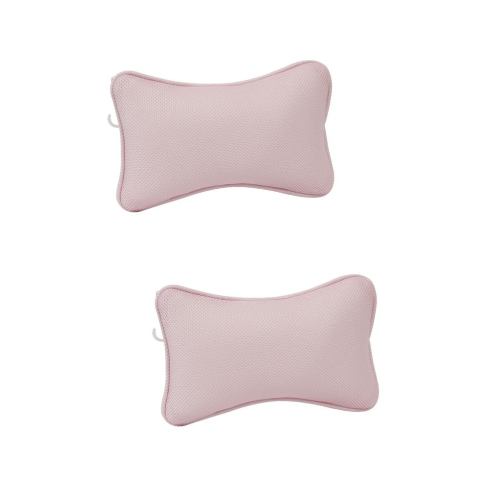 Mobestech 2pcs Bathtub Pad Suction Cups Bath Pillow for Headrest and Back Support Comfortable Pillow for Soaking Tub