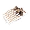 Angoily 4pcs Vintage Bee Hair Combs Alloy Bridal Accessories for Weddings Elegant Antique Insert Headwear for Parties and Banquets view 3