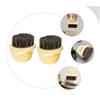 Angoily 4pcs Men Beard Brush Handheld Grooming Tool for Beard and Hair Soft Boar Bristle Design for Home and Barber Use for Cleaning Broken Hair and Styling view 2