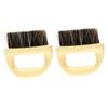 Angoily 4pcs Men Beard Brush Handheld Grooming Tool for Beard and Hair Soft Boar Bristle Design for Home and Barber Use for Cleaning Broken Hair and Styling view 4