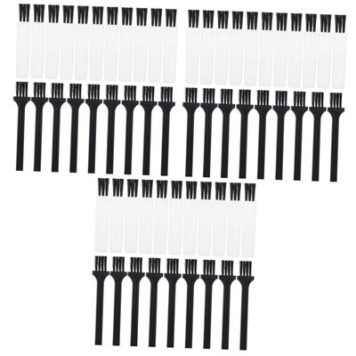 Angoily 90pcs Professional Beard Razor Cleaning Brush Mini Gap Plastic for Keyboard Fans Car Dashboard Shaver