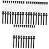 Angoily 90pcs Professional Beard Razor Cleaning Brush Mini Gap Plastic for Keyboard Fans Car Dashboard Shaver view 1
