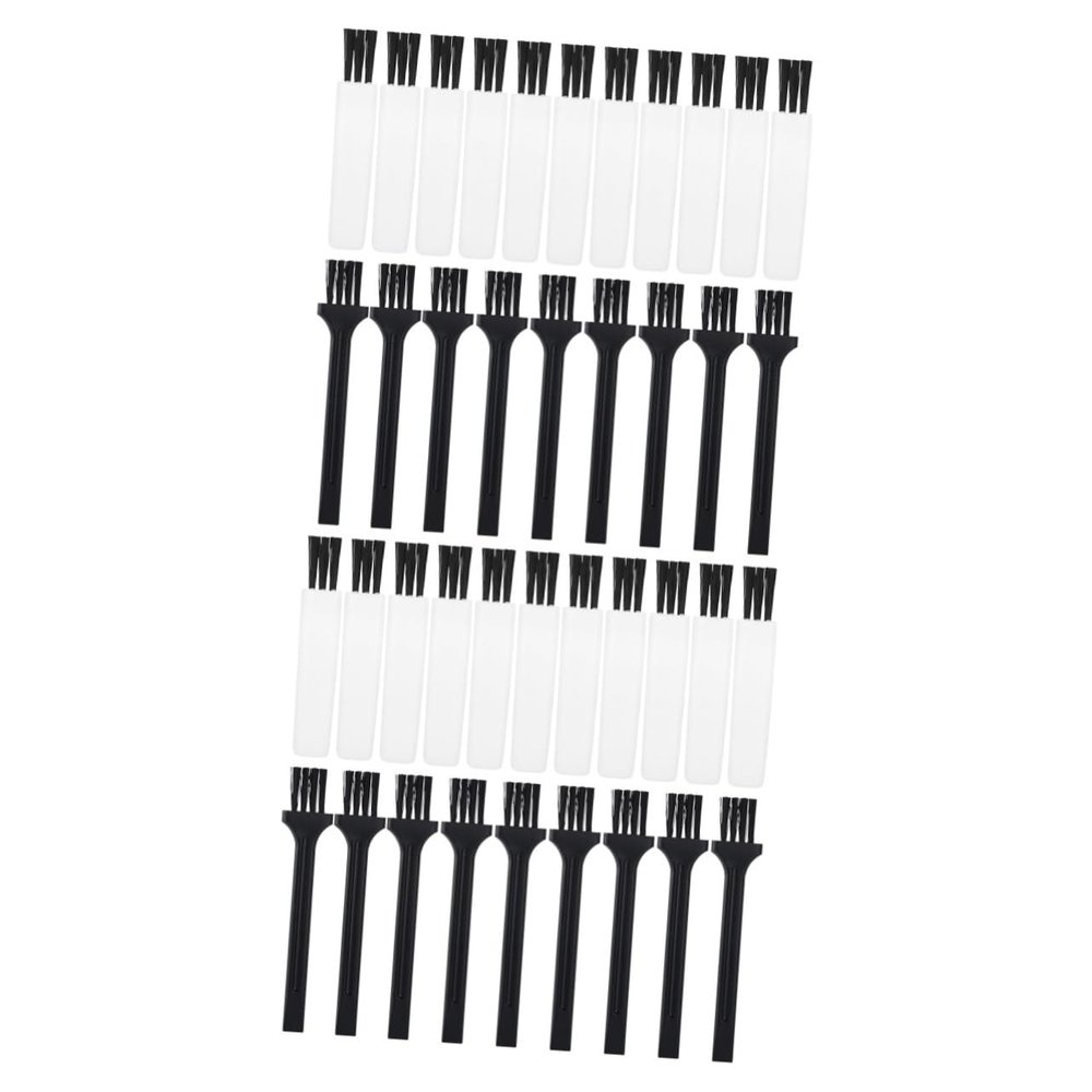 Angoily 60pcs Razor Cleaner Mini Cleaning Brush Barber Blade Cleaning Brush Shaver Cleaner Multipurpose