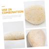 Angoily 10pcs Walnut Facial Cleaning Sponge Gentle Exfoliating Tool for Daily Face Washing Compact and Portable for Makeup Removal and Oil Control view 2